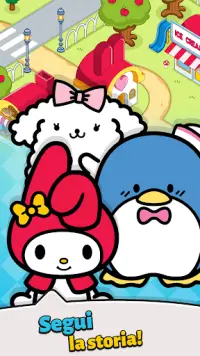 Hello Kitty - Merge Town Screen Shot 1