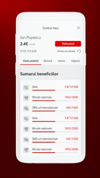 My Vodafone Romania Screen Shot 2