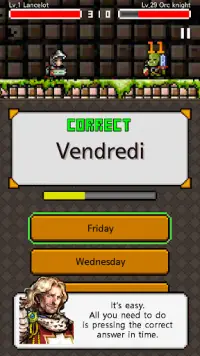 French Dungeon: Learn French Word Screen Shot 4