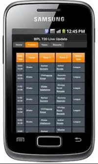 BPL T20 Cricket Live Update Screen Shot 0