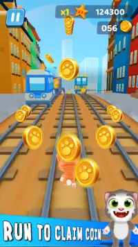 Cat Run 3D - Tom Subway Run Screen Shot 1