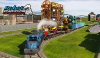 Robo Car Transform: Train Transport Smart Crane 3D Screen Shot 7