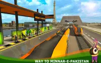 오렌지 라인 메트로 열차 게임 : 새로운 열차 시뮬레이터 Screen Shot 6