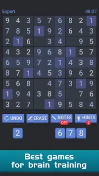 Sudoku Puzzle gratuito-Giochi Brain Number offline Screen Shot 2