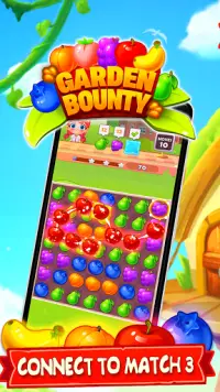 Garden Bounty: Juicy Fruit Link Puzzle Game Screen Shot 0