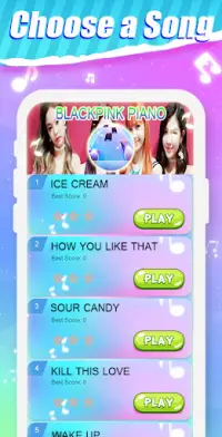 Ice Cream - BLACKPINK Piano Tiles KPOP Screen Shot 0