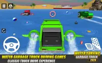 Garbage Truck Water Surfing: Real Driving Games Screen Shot 0