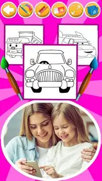 Car Coloring Pages: Best Coloring Book Games Screen Shot 4