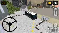 Autobús Estacionamiento 3D Screen Shot 3