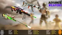 Sniper Parachute Battleground komando api gratis Screen Shot 3