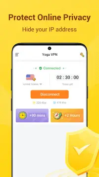 Yoga VPN - وكيل إلغاء حظر آمن Screen Shot 4