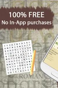 Word Search Puzzle Offline - Free Word Search Game Screen Shot 0