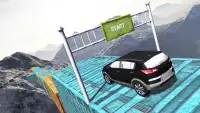 Trek Nyata: Mustahil Future Car Stunt Game Screen Shot 14