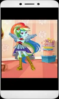 Dress Up Rainbow Dash Styl Screen Shot 2