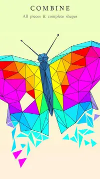 Low Poly Art - Color by Number free coloring Screen Shot 0