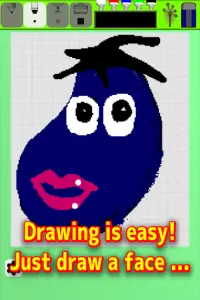 Draw->Dance! Drawing the face Screen Shot 1