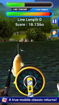 Flick Fishing: Catch Big Fish! Realistic Simulator Screen Shot 0