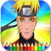 Naruto and Boruto coloring