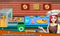 Pizza Maker My Café Cooking Game: Pizza Delivery Screen Shot 3