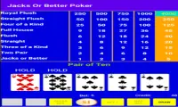 Jacks or Better Poker Screen Shot 2