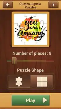 Motywujące Cytaty Puzzle Hry Screen Shot 16