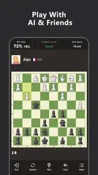 チェス対戦: Chess初心者でもできる古典的なボードゲーム Screen Shot 2