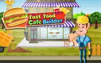 Restaurant Builder: Craft & Design Fast Food Café Screen Shot 8