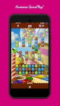 Candy Smasher Sugar Crush Jelly Beans Game Screen Shot 2