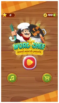 Word Star Chef - Word Cooking games !! Screen Shot 0