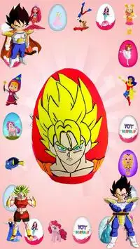 Saiyan surprise eggs Goku Dragon Screen Shot 0