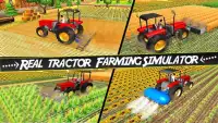 Drive Heavy Tractor Farming Simulator 3D Harvester Screen Shot 0