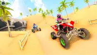 Quad-Bike Spiele: Motorrad Ren Screen Shot 2