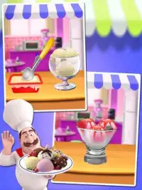 ice cream maker cooking games Screen Shot 0