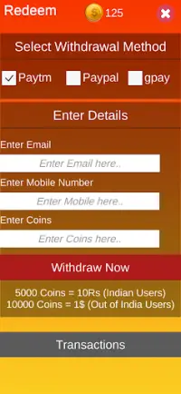 Spin-Earn (Play and Earn Money Online) Screen Shot 1