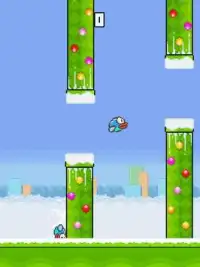Flappy Remake 2017 - Winter Bird Game Screen Shot 3