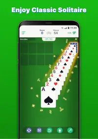 Classic Solitaire/Klondike cards game Screen Shot 13