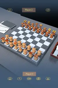३डी शतरंज - २ खिलाड़ी Screen Shot 2