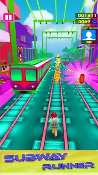 Subway Princess - Endless Train Runner Screen Shot 0