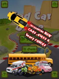 Mad Car Drive 2D: Crazy Driver Screen Shot 8