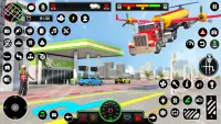 Oil Tanker Flying Truck Games Screen Shot 2