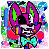 Coloring games Mangle 5 night