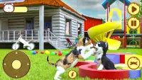 เกมจำลองแมวน่ารัก - สัตว์เลี้ยงสำหรับครอบคร Screen Shot 2