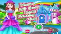 Princesa boneca casa interior decorando jogos Screen Shot 0