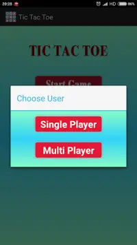 Tic Tac Toe Multiplayer Free Screen Shot 1