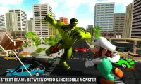 Unglaublich Monster Vs Super Dario Stadt Flucht Screen Shot 3