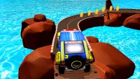 Trò chơi đóng thế ô tô - Lái xe jeep bất khả thi Screen Shot 4