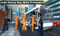 Police Bus Transporter 3D Prisoner Jail Transport Screen Shot 4