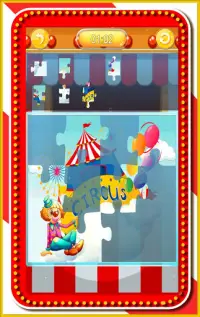Circus clowns jigsaw puzzle 🤡 game for kids 🎪 Screen Shot 3