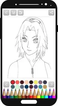 Naruto coloring book Screen Shot 4