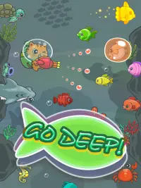 Игры о рыбалке-Fishing Games-Fisher Cat Saga! Screen Shot 6